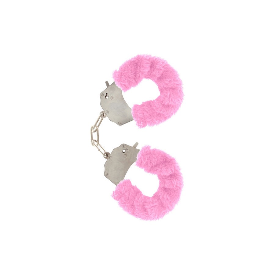 TOYJOY - FURRY FUN CUFFS BONDAGE ROSA